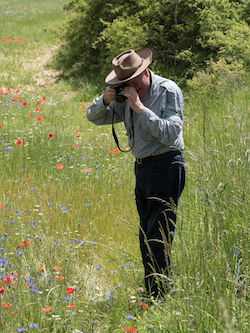 Taking photos during one of our tailor-made Tuscany photo workshops